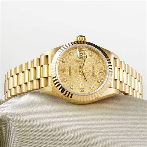 rolex ladies gold oyster perpetual datejust|Rolex Oyster Perpetual woman.